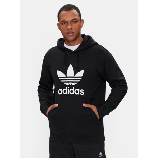 adidas Bluza adicolor Classics Trefoil IM4489 Czarny Regular Fit ze sklepu MODIVO w kategorii Bluzy męskie - zdjęcie 182754124