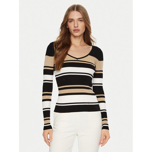 Guess Sweter W5RR22 Z2Y72 Kolorowy Regular Fit ze sklepu MODIVO w kategorii Swetry damskie - zdjęcie 182754143