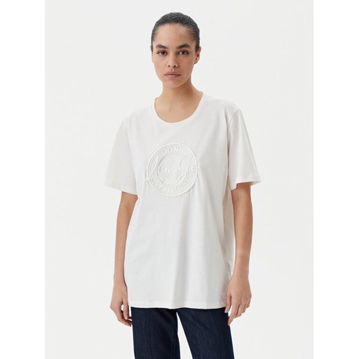 Liu Jo Sport T-Shirt TA5174 JS923 Écru Regular Fit ze sklepu MODIVO w kategorii Bluzki damskie - zdjęcie 182754172