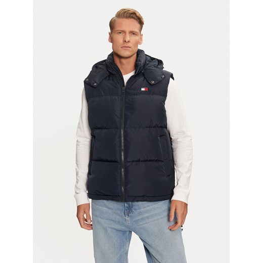 Tommy Jeans Kamizelka Alaska DM0DM19538 Granatowy Regular Fit ze sklepu MODIVO w kategorii Kamizelki męskie - zdjęcie 182754201