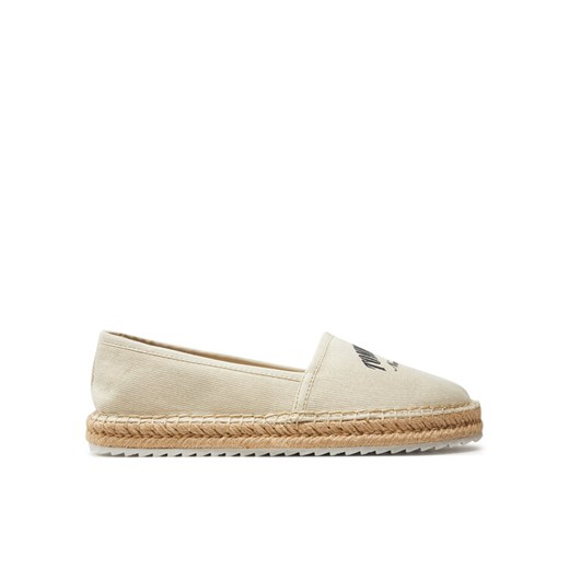 Tommy Jeans Espadryle Tjw Varsity Espadrille EN0EN02470 Beżowy ze sklepu MODIVO w kategorii Espadryle damskie - zdjęcie 182754291
