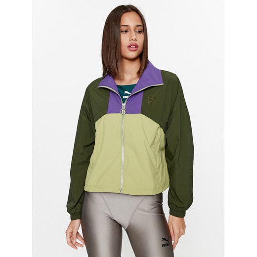 Puma Wiatrówka Infuse 621446 Zielony Regular Fit ze sklepu MODIVO w kategorii Kurtki damskie - zdjęcie 182754400