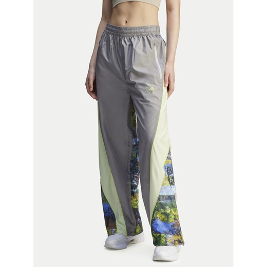 adidas by Stella McCartney Spodnie dresowe Stella McCartney Earth Collage JG5794 Szary Loose Fit ze sklepu MODIVO w kategorii Spodnie damskie - zdjęcie 182754402