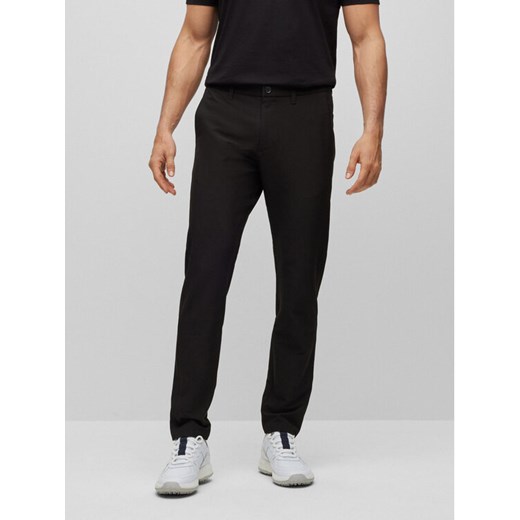 Boss Chinosy T_Commuter-Slim 50495497 Czarny Slim Fit ze sklepu MODIVO w kategorii Spodnie męskie - zdjęcie 182754460