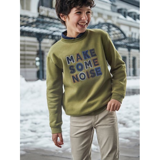 Mayoral Bluza 7488 Zielony Regular Fit ze sklepu MODIVO w kategorii Bluzy chłopięce - zdjęcie 182754474