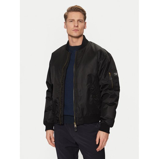 Guess Jeans Kurtka bomber M5RL81 WHAA2 Czarny Regular Fit ze sklepu MODIVO w kategorii Kurtki męskie - zdjęcie 182754502