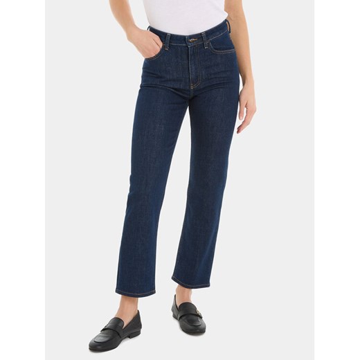 Tommy Hilfiger Jeansy Classic WW0WW39612 Granatowy Straight Fit ze sklepu MODIVO w kategorii Jeansy damskie - zdjęcie 182754553