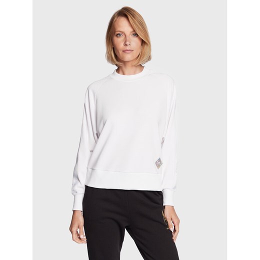 Armani Exchange Bluza 3RYM72 YJCSZ 1000 Biały Relaxed Fit ze sklepu MODIVO w kategorii Bluzy damskie - zdjęcie 182754613