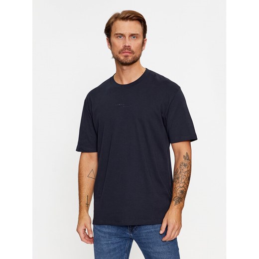 Lindbergh T-Shirt 30-400239 Granatowy Relaxed Fit ze sklepu MODIVO w kategorii T-shirty męskie - zdjęcie 182754752