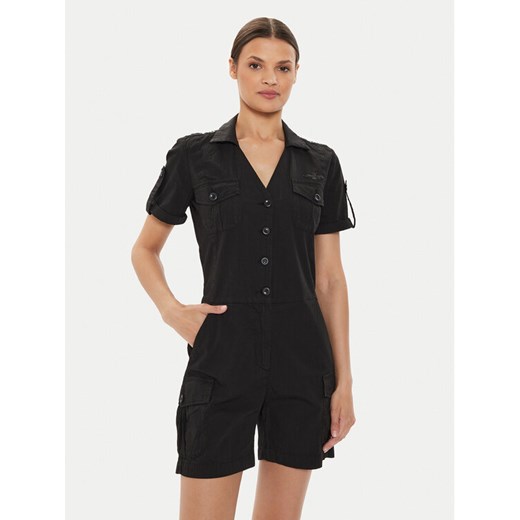 Aeronautica Militare Kombinezon 241TU133DCT3310 Czarny Regular Fit ze sklepu MODIVO w kategorii Kombinezony damskie - zdjęcie 182754822
