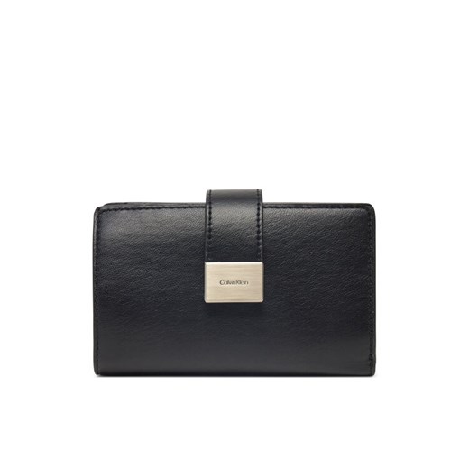 Calvin Klein Portfel damski Hardware Snap Medium Bifold K60K612961 Czarny Calvin Klein 00 MODIVO