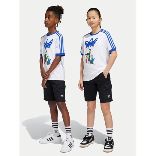adidas Szorty sportowe IW3501 Czarny Regular Fit ze sklepu MODIVO w kategorii Spodenki dziewczęce - zdjęcie 182754833