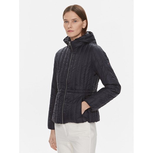 Tommy Hilfiger Kurtka puchowa WW0WW40484 Granatowy Regular Fit ze sklepu MODIVO w kategorii Kurtki damskie - zdjęcie 182754872