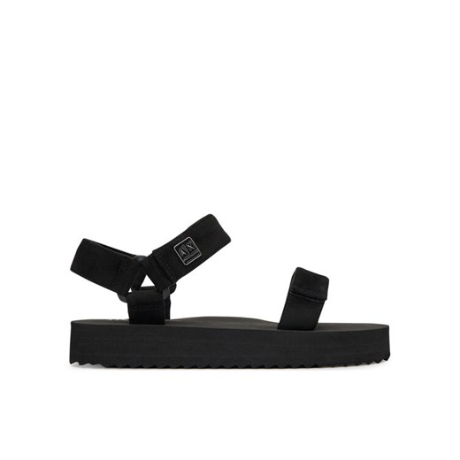 Armani Exchange Sandały XDP064 XV928 00002 Czarny ze sklepu MODIVO w kategorii Sandały damskie - zdjęcie 182754913