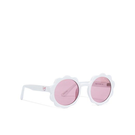 Guess Okulary przeciwsłoneczne GU00127 Biały ze sklepu MODIVO w kategorii Okulary przeciwsłoneczne dziecięce - zdjęcie 182754931