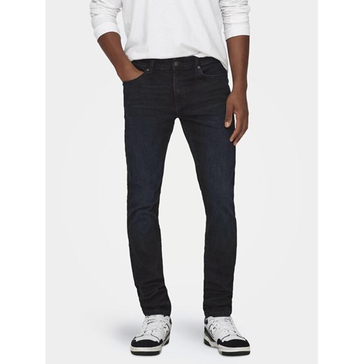 Only & Sons Jeansy Loom 22026921 Granatowy Slim Fit ze sklepu MODIVO w kategorii Jeansy męskie - zdjęcie 182754970