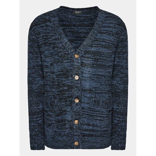 INDICODE Kardigan Akille 35-723 Granatowy Regular Fit ze sklepu MODIVO w kategorii Swetry męskie - zdjęcie 182754982