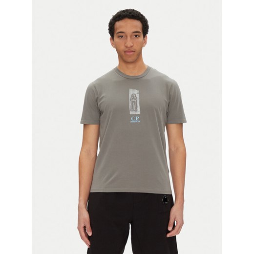 C.P. Company T-Shirt 18CMTS310A005431G Szary Regular Fit ze sklepu MODIVO w kategorii T-shirty męskie - zdjęcie 182755070