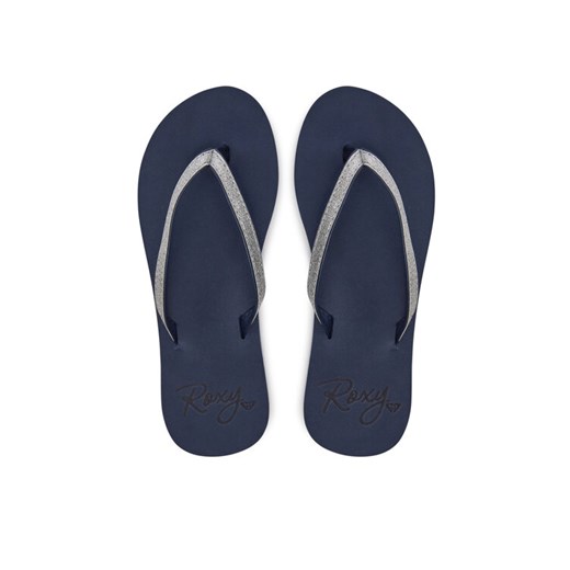 Roxy Japonki ARJL100673 Srebrny ze sklepu MODIVO w kategorii Klapki damskie - zdjęcie 182755184