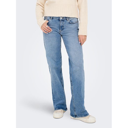 ONLY Jeansy 15280466 Niebieski Wide Leg ze sklepu MODIVO w kategorii Jeansy damskie - zdjęcie 182755214