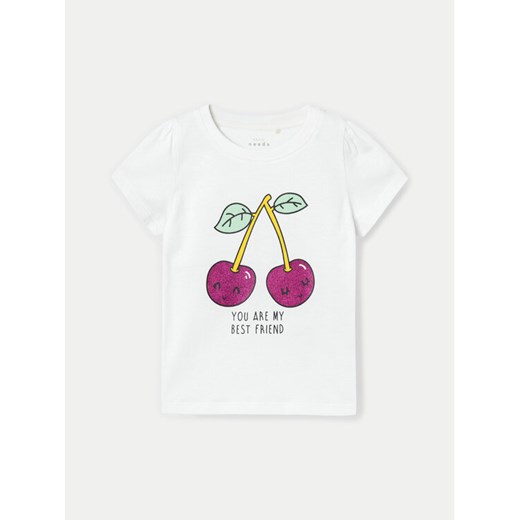 NAME IT T-Shirt Vibeke 13228146 Biały Regular Fit ze sklepu MODIVO w kategorii Bluzki dziewczęce - zdjęcie 182755221