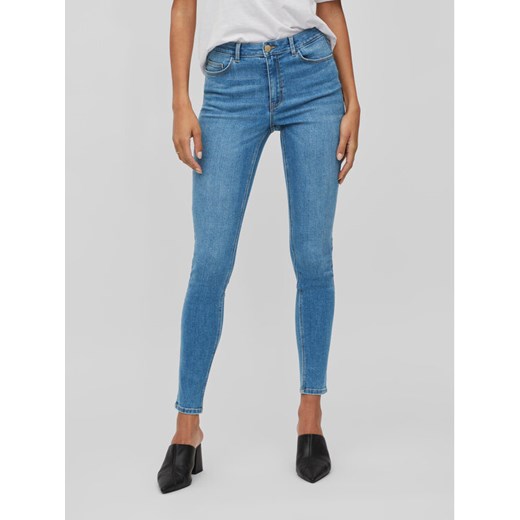 Vila Jeansy Sarah 14084766 Niebieski Skinny Fit ze sklepu MODIVO w kategorii Jeansy damskie - zdjęcie 182755222