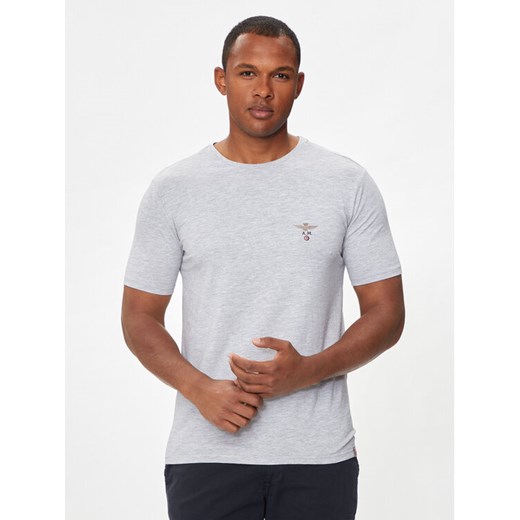 Aeronautica Militare T-Shirt AM1UTI001 Szary Regular Fit Aeronautica Militare M MODIVO