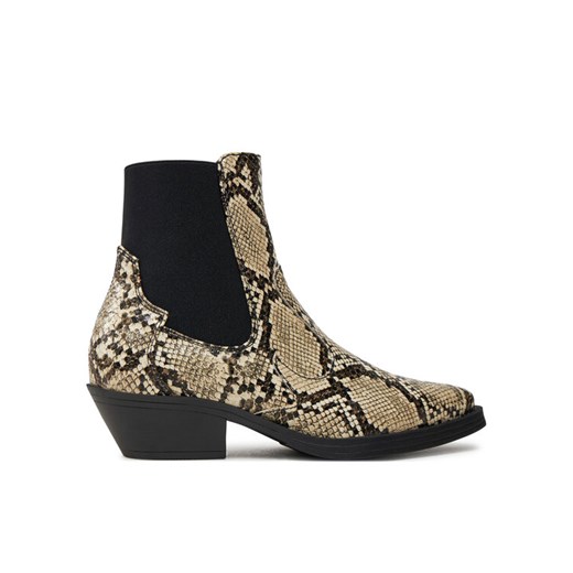 ONLY Shoes Botki 15304869 Beżowy ze sklepu MODIVO w kategorii Botki - zdjęcie 182755240