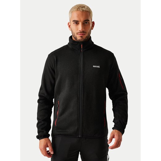 Regatta Polar Newhill RMA554 Czarny Regular Fit ze sklepu MODIVO w kategorii Bluzy męskie - zdjęcie 182755250