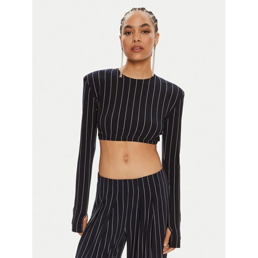 NORMA KAMALI Bluzka KK1246PLA96642 Granatowy Regular Fit ze sklepu MODIVO w kategorii Bluzki damskie - zdjęcie 182755270