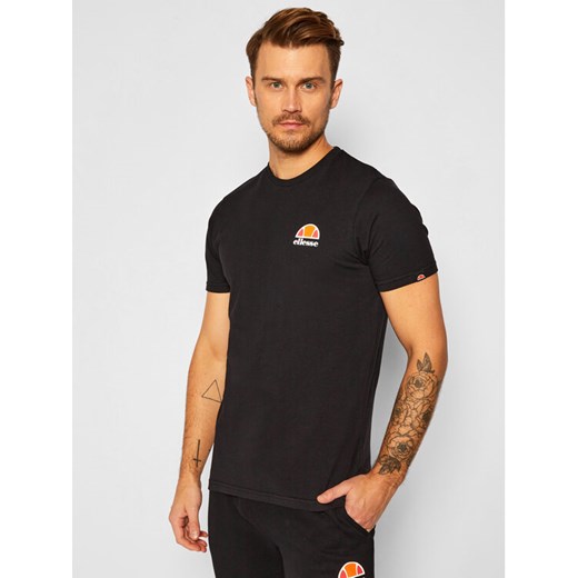 Ellesse T-Shirt Canaletto SHS04548 Czarny Regular Fit ze sklepu MODIVO w kategorii T-shirty męskie - zdjęcie 182755282