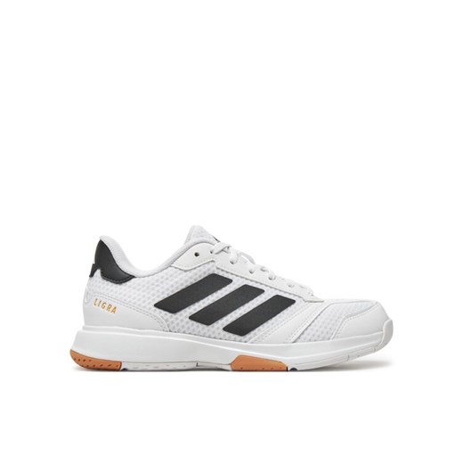 adidas Buty halowe Ligra 8 Indoor Shoes IH8118 Biały ze sklepu MODIVO w kategorii Buty sportowe damskie - zdjęcie 182755314