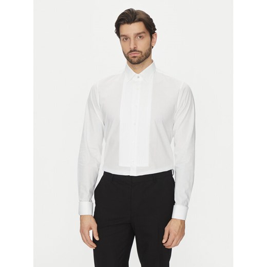 Michael Kors Koszula MK0DS01002 Biały Slim Fit ze sklepu MODIVO w kategorii Koszule męskie - zdjęcie 182755321