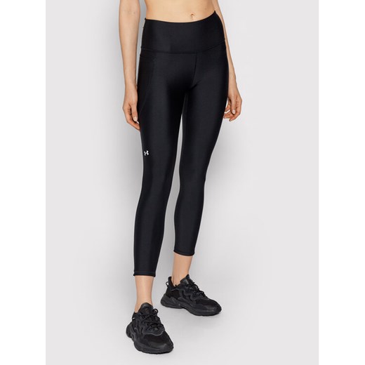 Under Armour Legginsy No-Slip Waistband Ankle Czarny Slim Fit ze sklepu MODIVO w kategorii Spodnie damskie - zdjęcie 182755394