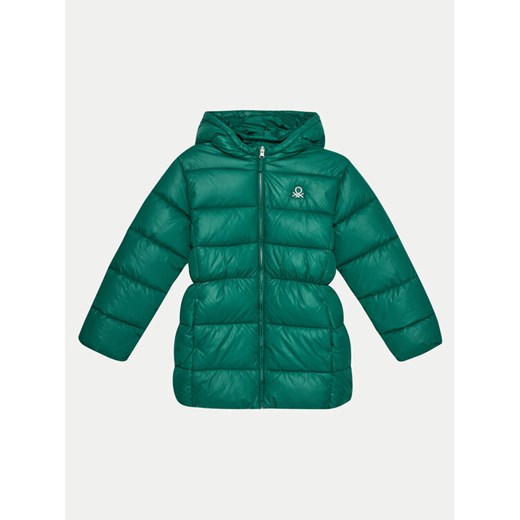 United Colors Of Benetton Kurtka zimowa 2NQRCN050 Zielony Slim Fit ze sklepu MODIVO w kategorii Kurtki chłopięce - zdjęcie 182755432