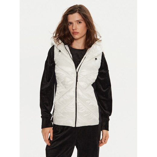 DKNY Bezrękawnik DP4V3157 Biały Regular Fit ze sklepu MODIVO w kategorii Kamizelki damskie - zdjęcie 182755571
