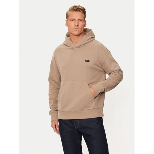 Calvin Klein Bluza K10K112748 Beżowy Comfort Fit Calvin Klein XXL MODIVO