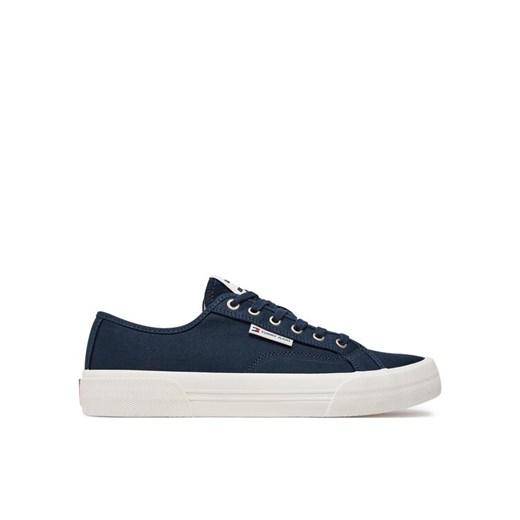 Tommy Jeans Tenisówki Tjm Lace Up Canvas Color EM0EM01365 Granatowy ze sklepu MODIVO w kategorii Trampki męskie - zdjęcie 182755630