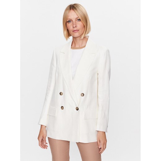 Peserico Marynarka S01397 Biały Regular Fit ze sklepu MODIVO w kategorii Marynarki damskie - zdjęcie 182755632