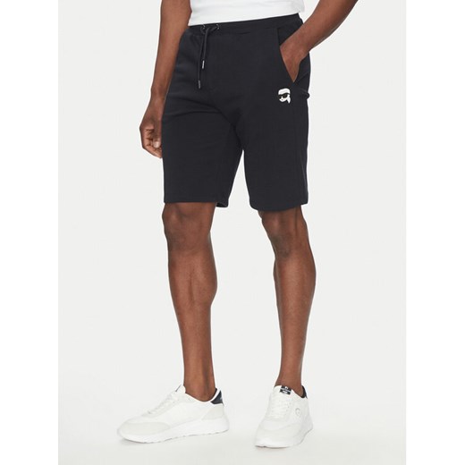 KARL LAGERFELD Szorty sportowe 705014 552900 Granatowy Regular Fit ze sklepu MODIVO w kategorii Spodenki męskie - zdjęcie 182755642