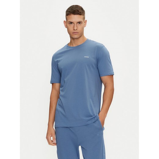 Hugo T-Shirt Dero222 50466158 Niebieski Regular Fit ze sklepu MODIVO w kategorii T-shirty męskie - zdjęcie 182755690