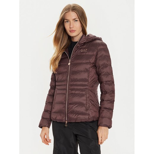 EA7 Emporio Armani Kurtka zimowa 6DTB04 TN88Z 1755 Brązowy Regular Fit ze sklepu MODIVO w kategorii Kurtki damskie - zdjęcie 182755724