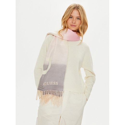 Guess Szalik AW5050 VIS03 Różowy ze sklepu MODIVO w kategorii Szaliki i chusty damskie - zdjęcie 182755812