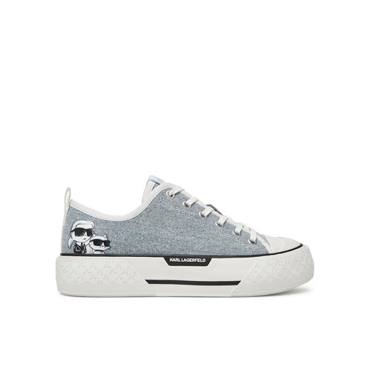 KARL LAGERFELD Trampki KL60614T Niebieski ze sklepu MODIVO w kategorii Trampki damskie - zdjęcie 182755843