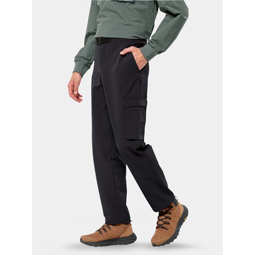 Jack Wolfskin Spodnie outdoor Wandermood Pants 1508401 Czarny Regular Fit ze sklepu MODIVO w kategorii Spodnie męskie - zdjęcie 182755852