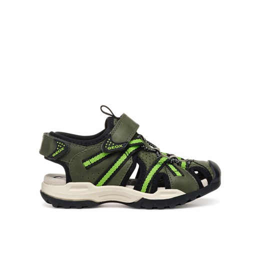 Geox Sandały Jr Borealis J450RB 014ME C3222 D Khaki ze sklepu MODIVO w kategorii Sandały dziecięce - zdjęcie 182755882