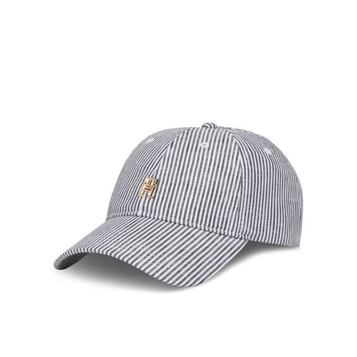Tommy Hilfiger Czapka z daszkiem Premiu Beach AW0AW17141 Niebieski ze sklepu MODIVO w kategorii Czapki z daszkiem damskie - zdjęcie 182755884