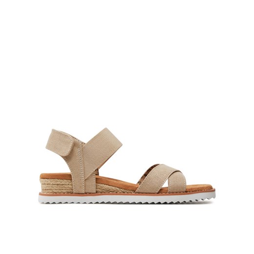 Skechers Sandały Desert Kiss-Secret Picnic 33386/NAT Beżowy ze sklepu MODIVO w kategorii Sandały damskie - zdjęcie 182756014