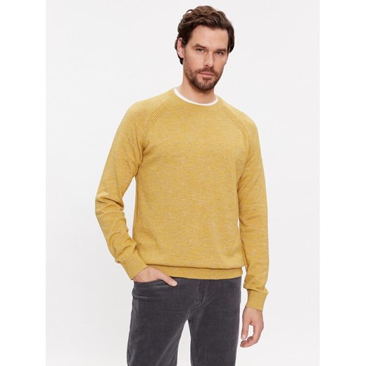 s.Oliver Sweter 2134591 Żółty Regular Fit ze sklepu MODIVO w kategorii Swetry męskie - zdjęcie 182756020