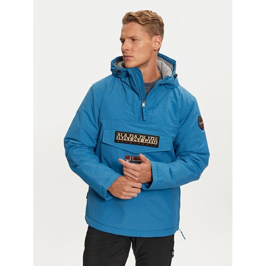 Napapijri Kurtka anorak Rainforest Winter 3 NP0A4GMC Niebieski Regular Fit ze sklepu MODIVO w kategorii Kurtki męskie - zdjęcie 182756051